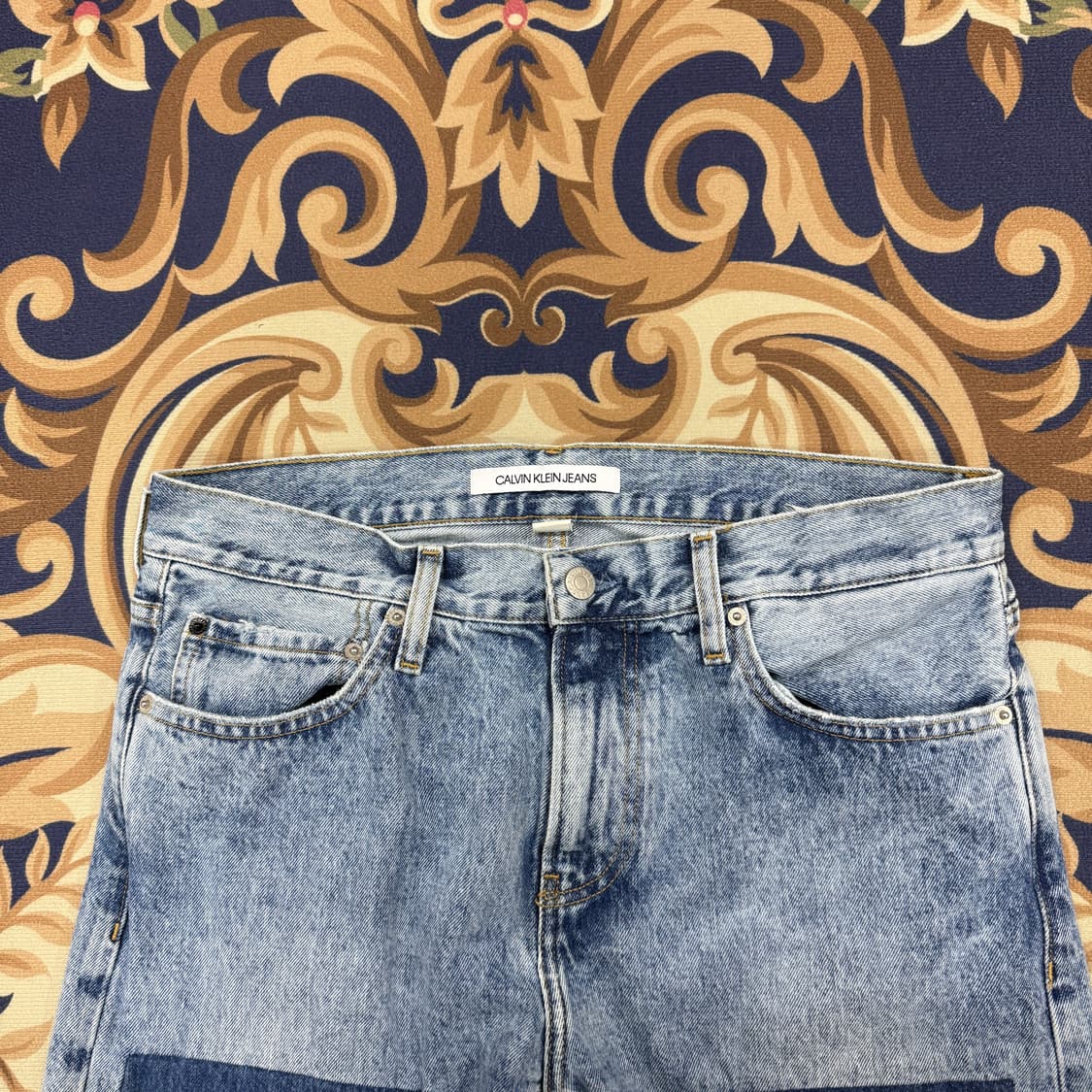 (34)캘빈클라인 Calvinklein  패치 데님팬츠 상품이미지2