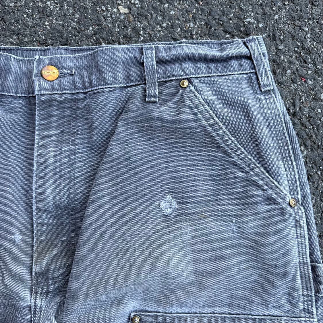 OG USA 칼하트 B01 GVL 더블니 카펜터팬츠 상품이미지5