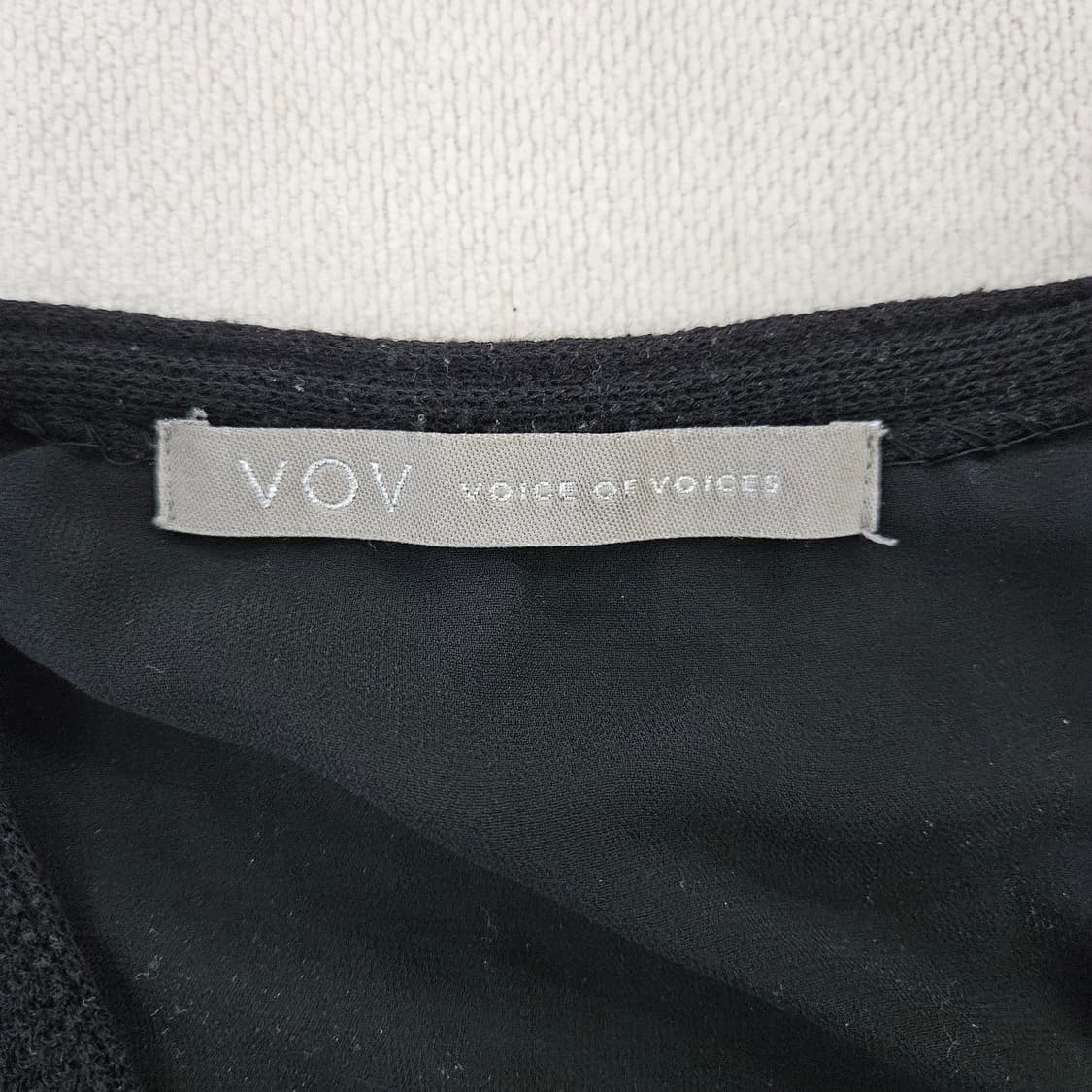 [실측확인] VOV 보브 쉬폰 니트 가디건 0121Y1 상품이미지3