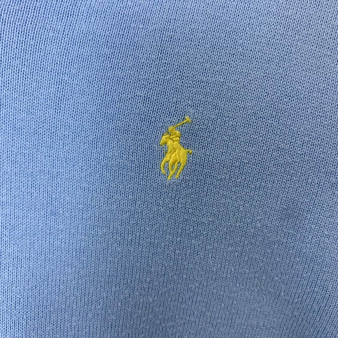폴로 랄프로렌 피마코튼 블루 브이넥 니트 상품이미지3