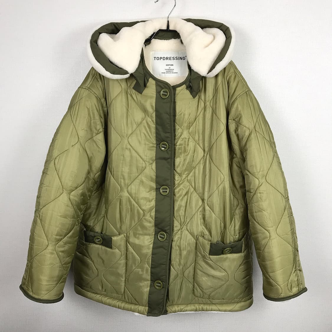 탑드레싱 오버핏 퀼팅 깔깔이 여성 겨울 점퍼 상품이미지2