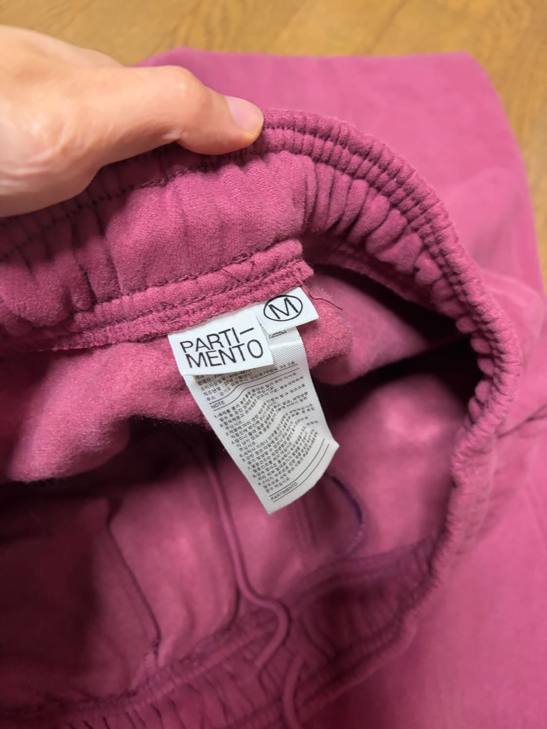 파르티멘토 우먼 와이드 스웻팬츠_바이올렛 상품이미지3