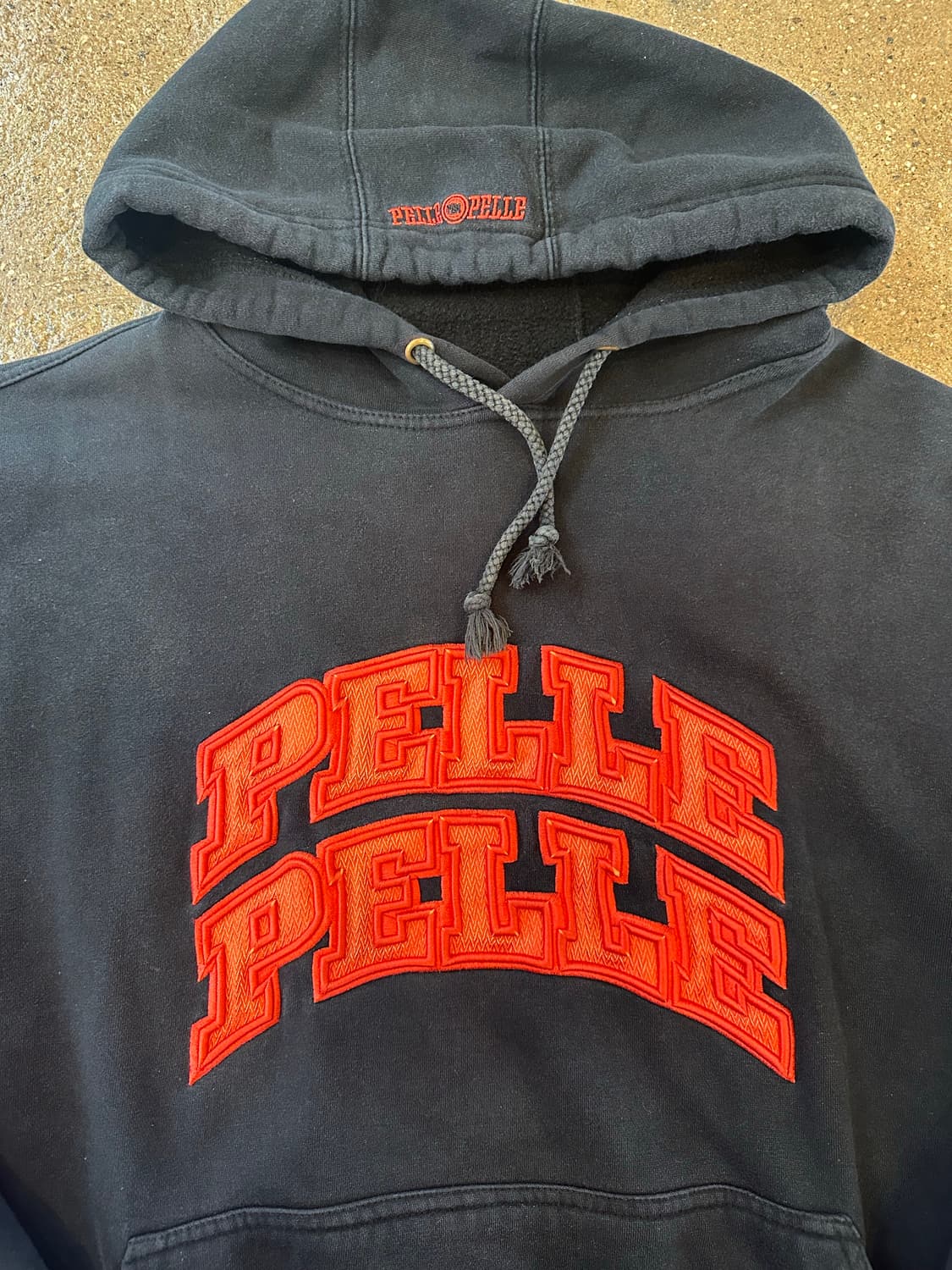 00s 빈티지 펠레펠레 빅로고 후드 티셔츠  상품이미지2