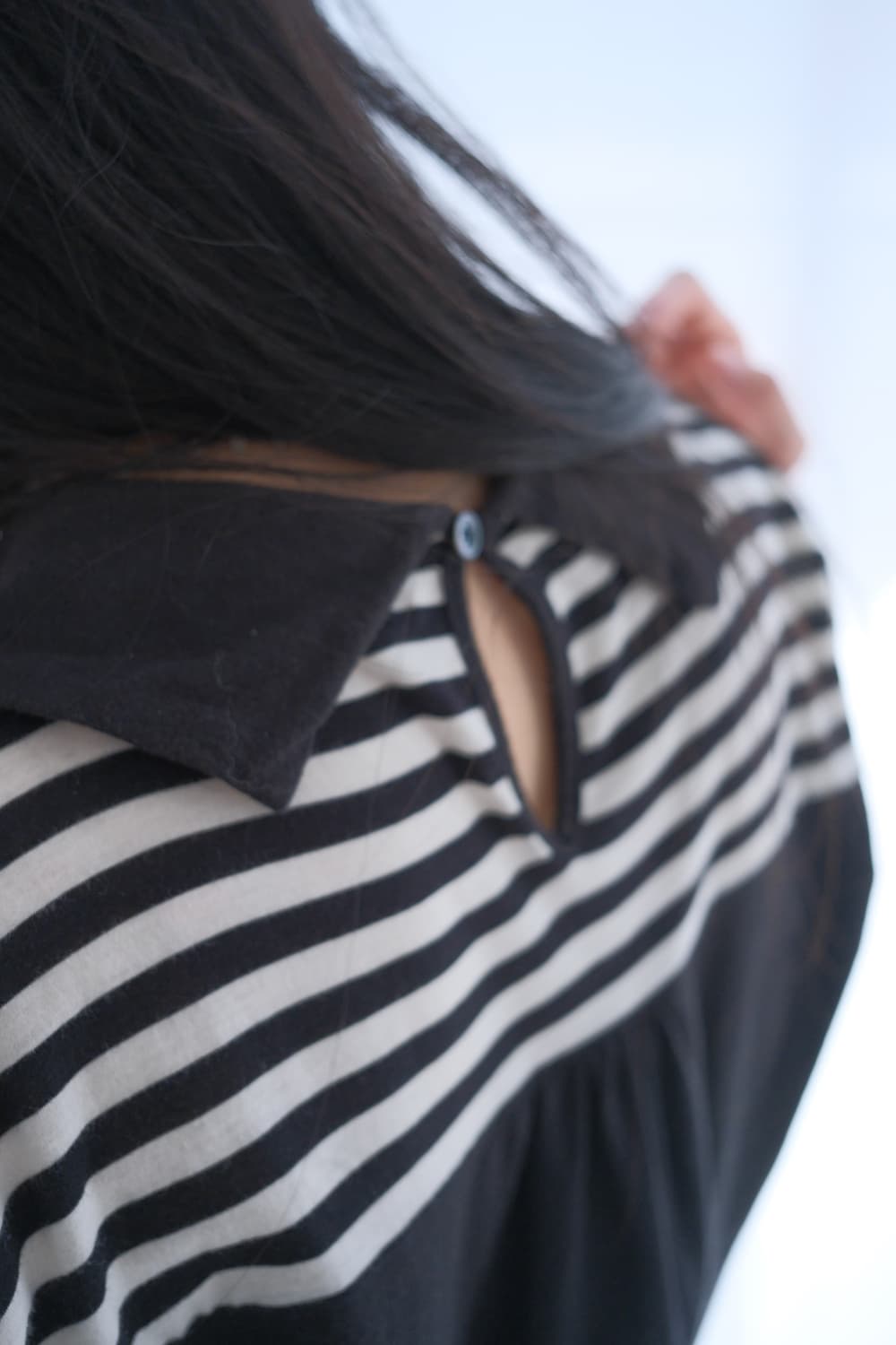 Lace stripe top 상품이미지4