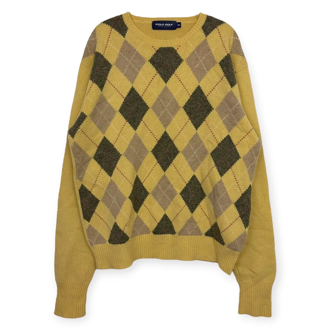 폴로 랄프로렌 아가일 패턴 니트 티셔츠 상품이미지1