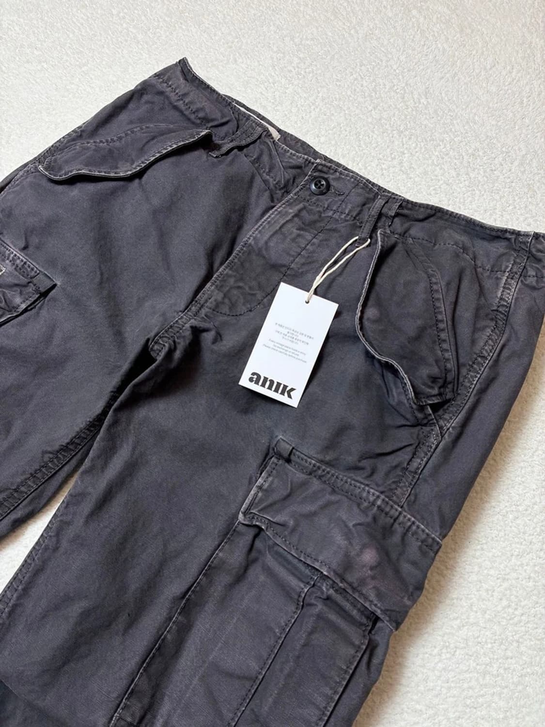 데님앤서플라이 00's 피그먼트 워시드 카고 팬츠 PN6326    상품이미지2