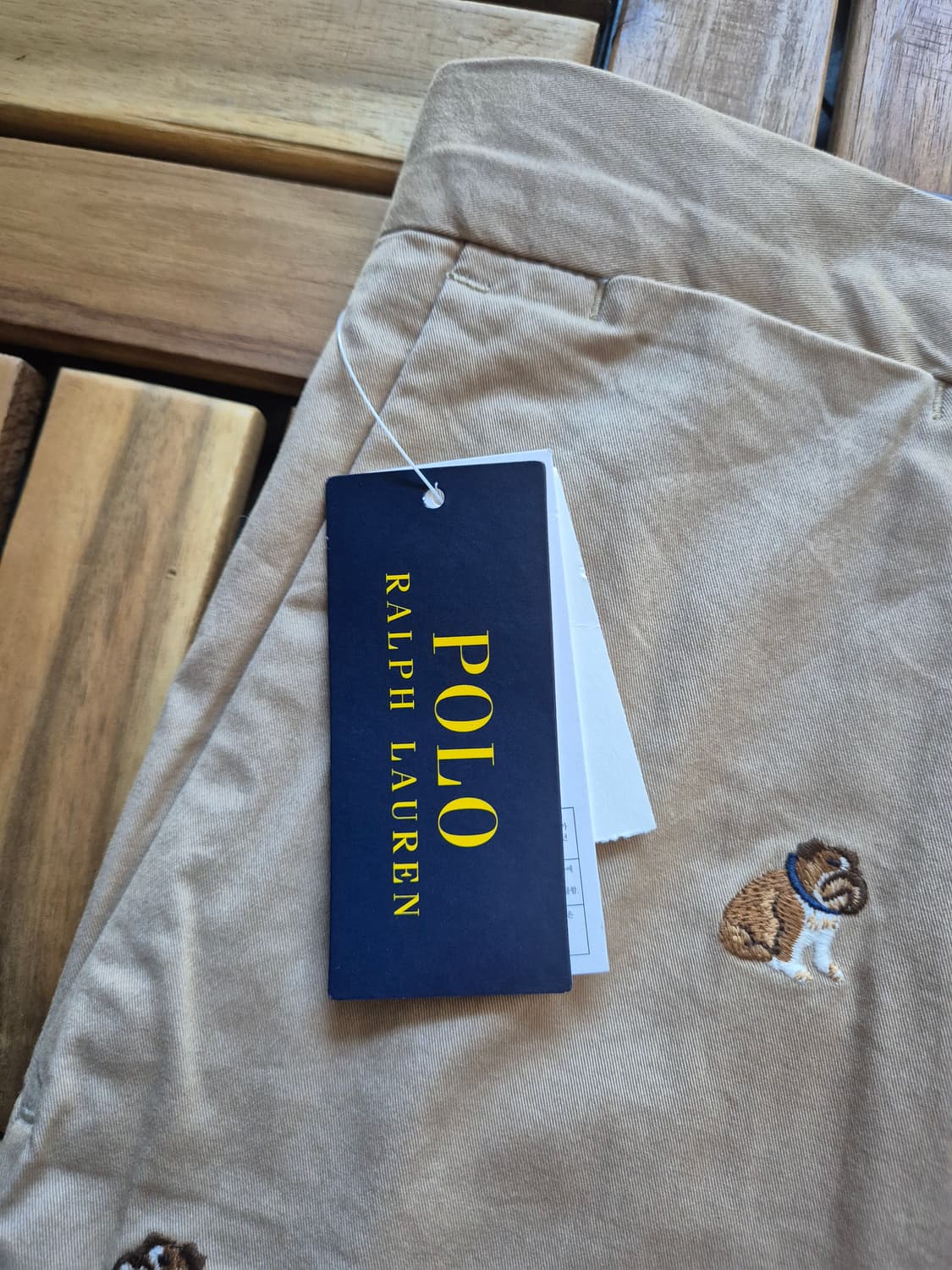Polo 폴로 불독 자수 클래식핏 치노 쇼츠 반바지 상품이미지2