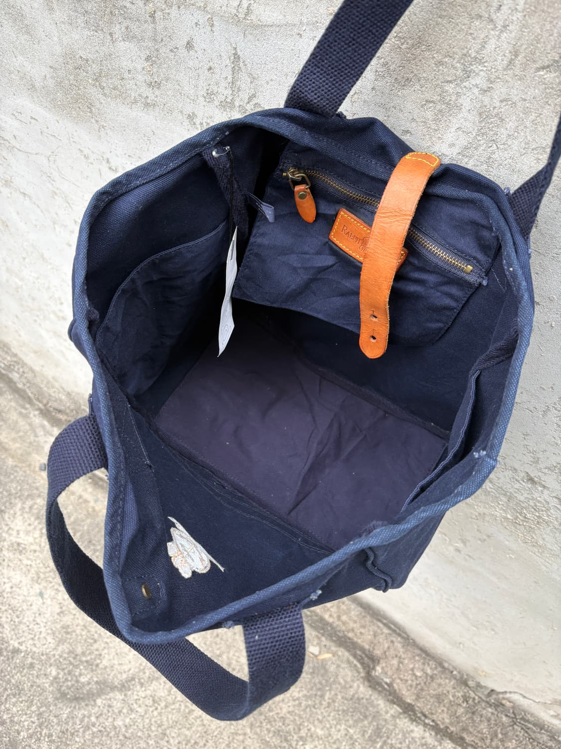 90‘s 폴로 랄프로렌 캔버스 토트백 상품이미지6