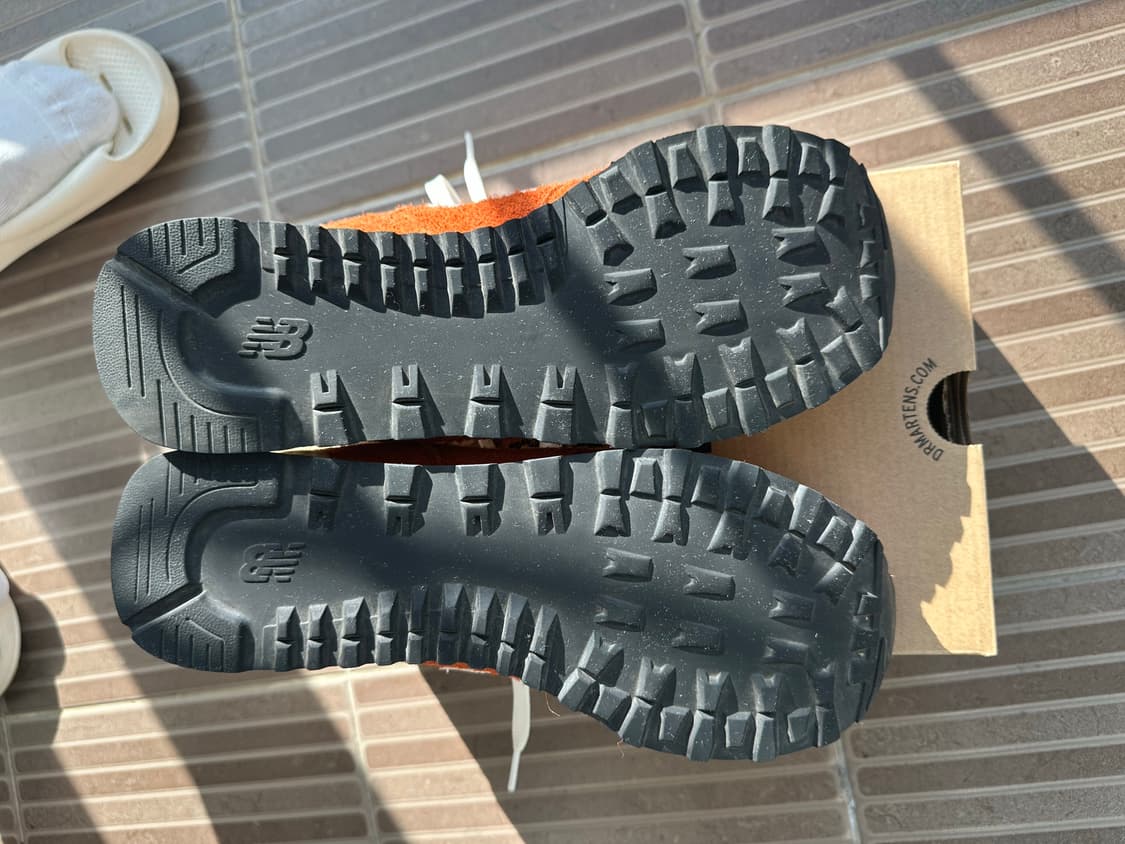 뉴발란스 574 헤리티지 오렌지 버스트 화이트 275 사이즈 상품이미지7