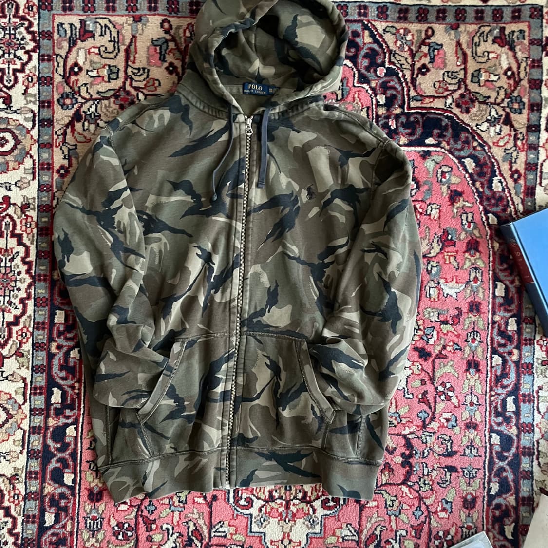 폴로 랄프로렌 빈티지 카모 후드집업 상품이미지6