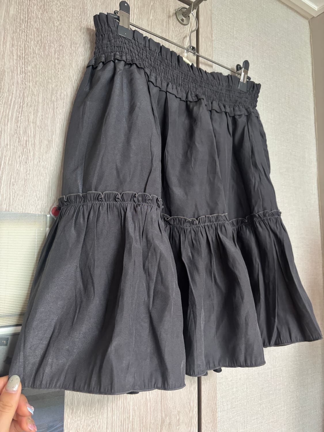 [예약중] 카메 빈티지 모리걸 차콜 스커트 대장템 상품이미지3