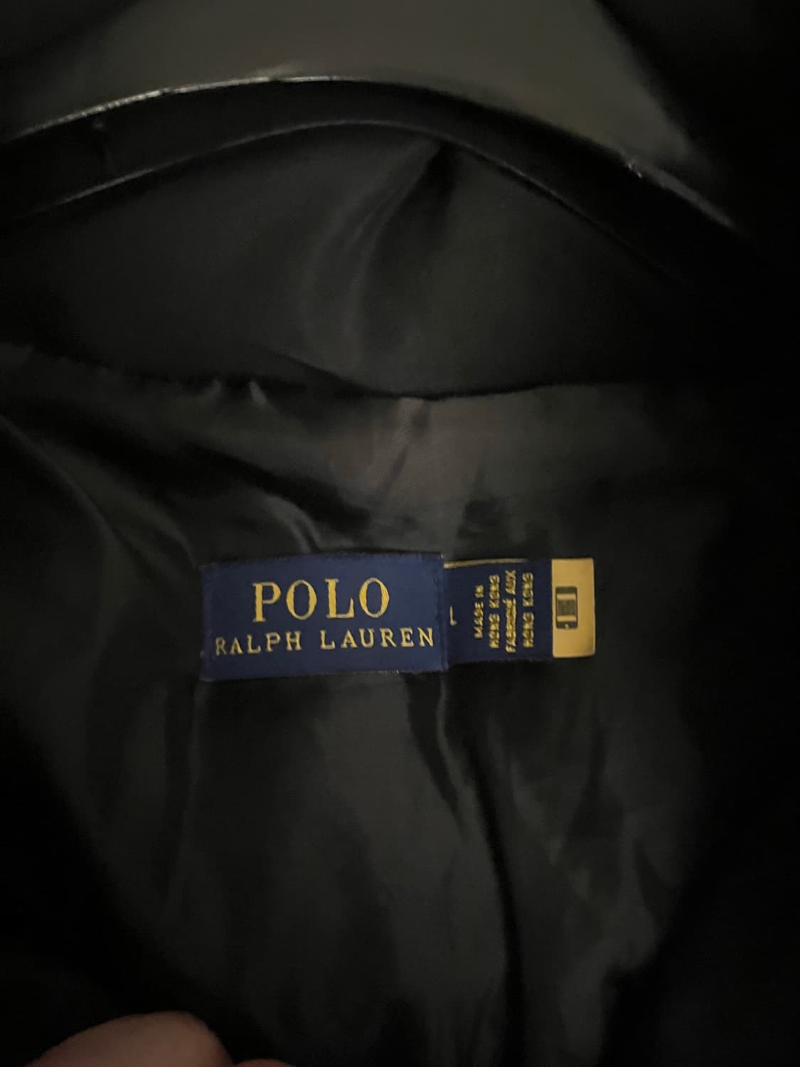 폴로 블랙 레드로고 패딩 상품이미지2