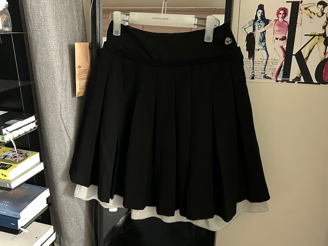 COYSEIO DOUBLE WAISTED PLEATS SKIRT 상품이미지1