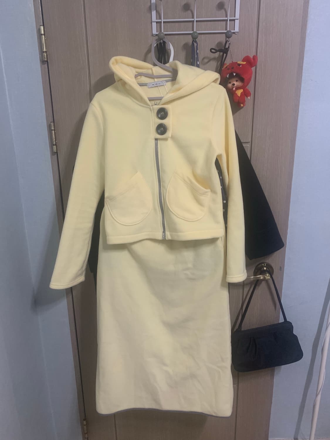 큘 KUL 포켓 플리스 스커트 상품이미지2