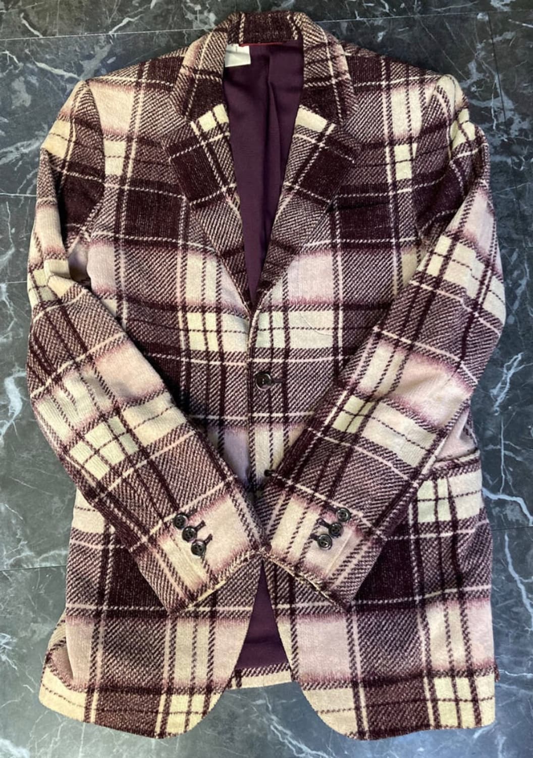 엔 할리우드 체크 테일러드 자켓 상품이미지1