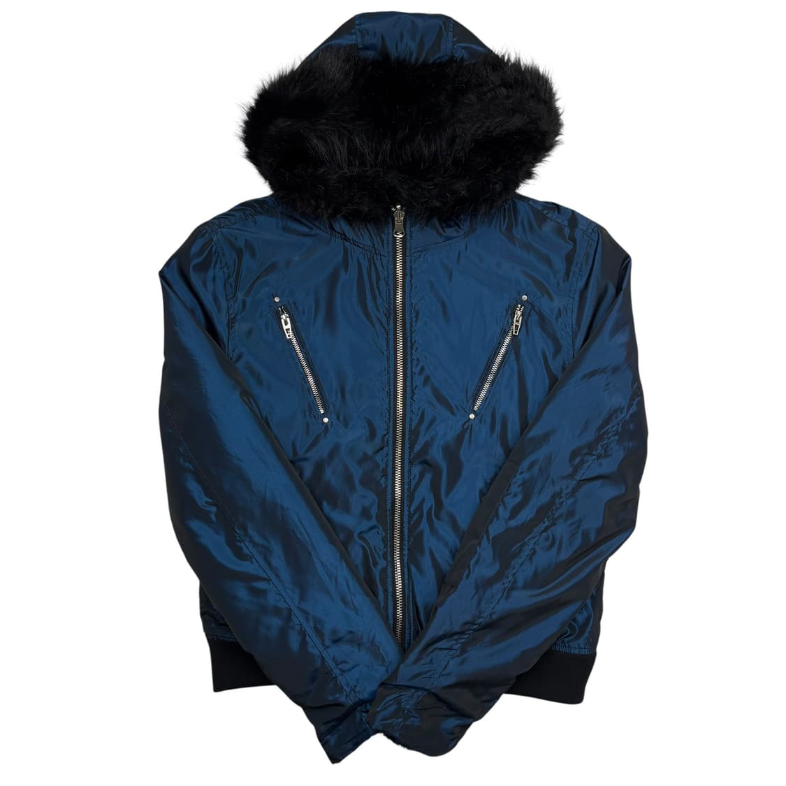 Blank NYC 브랭크 엔와이씨 리버시블 퍼 자켓 L 상품이미지1