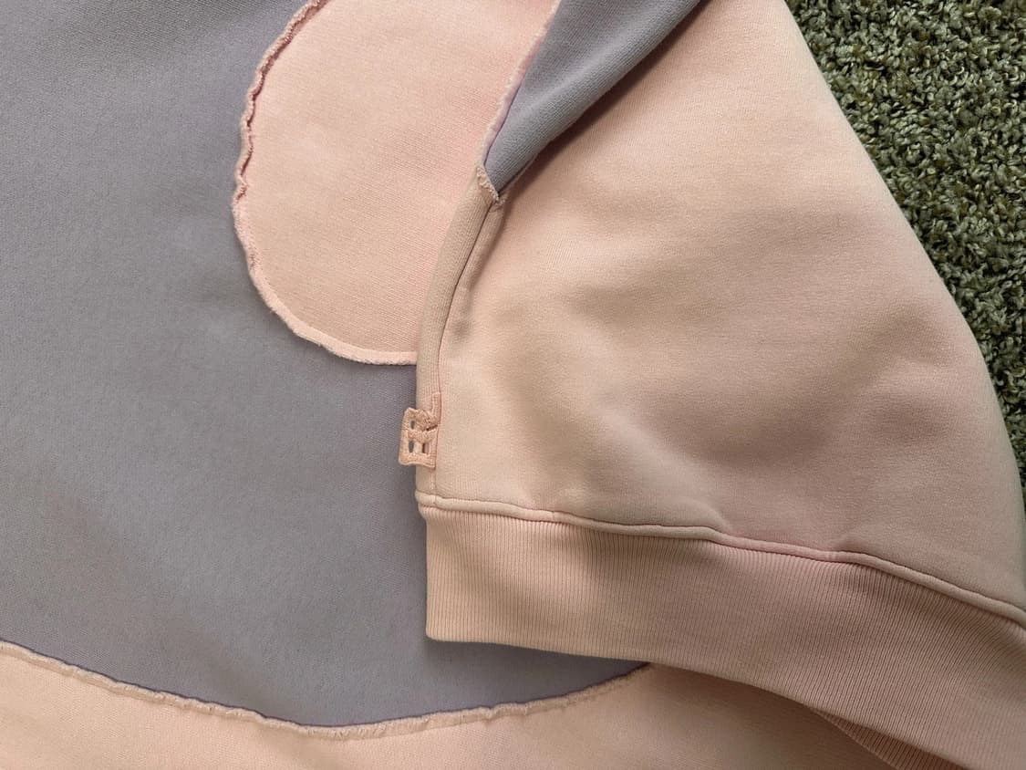 ERL 이알엘 웨이브 후드 니트 퍼플 핑크 상품이미지5