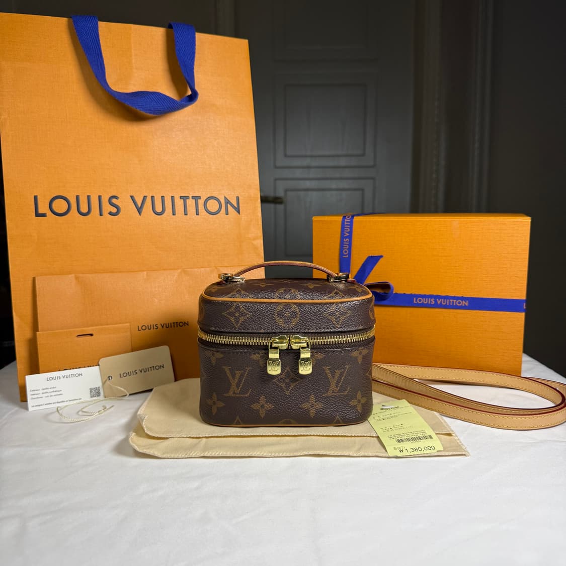 [풀구성] 루이비통 니스 나노 메이크업 케이스 모노그램 토트백  상품이미지1