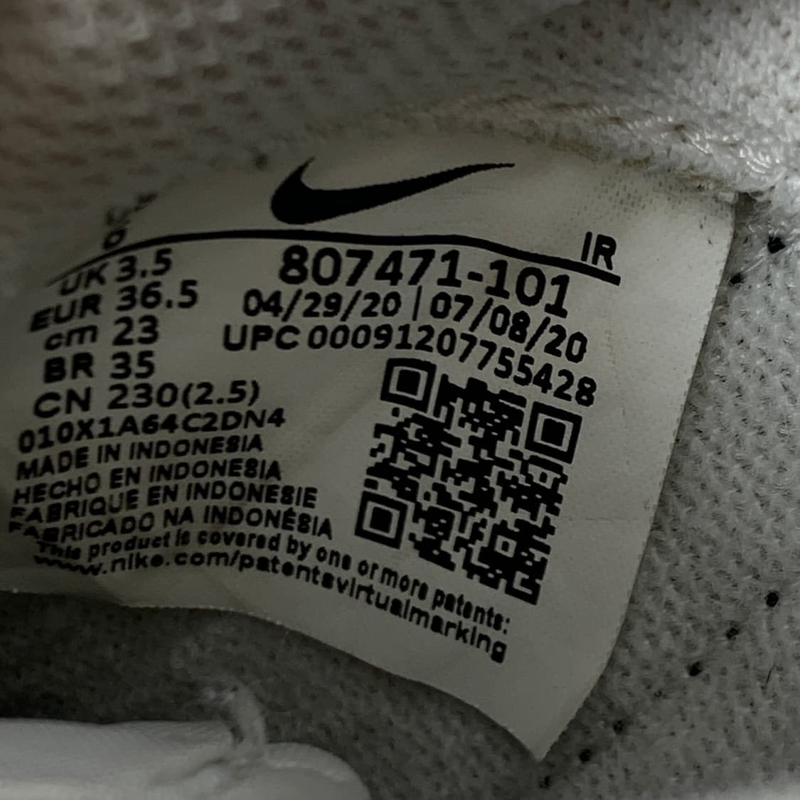 [230/정품] 나이키 코르테즈 여성 운동화 신발
 상품이미지8