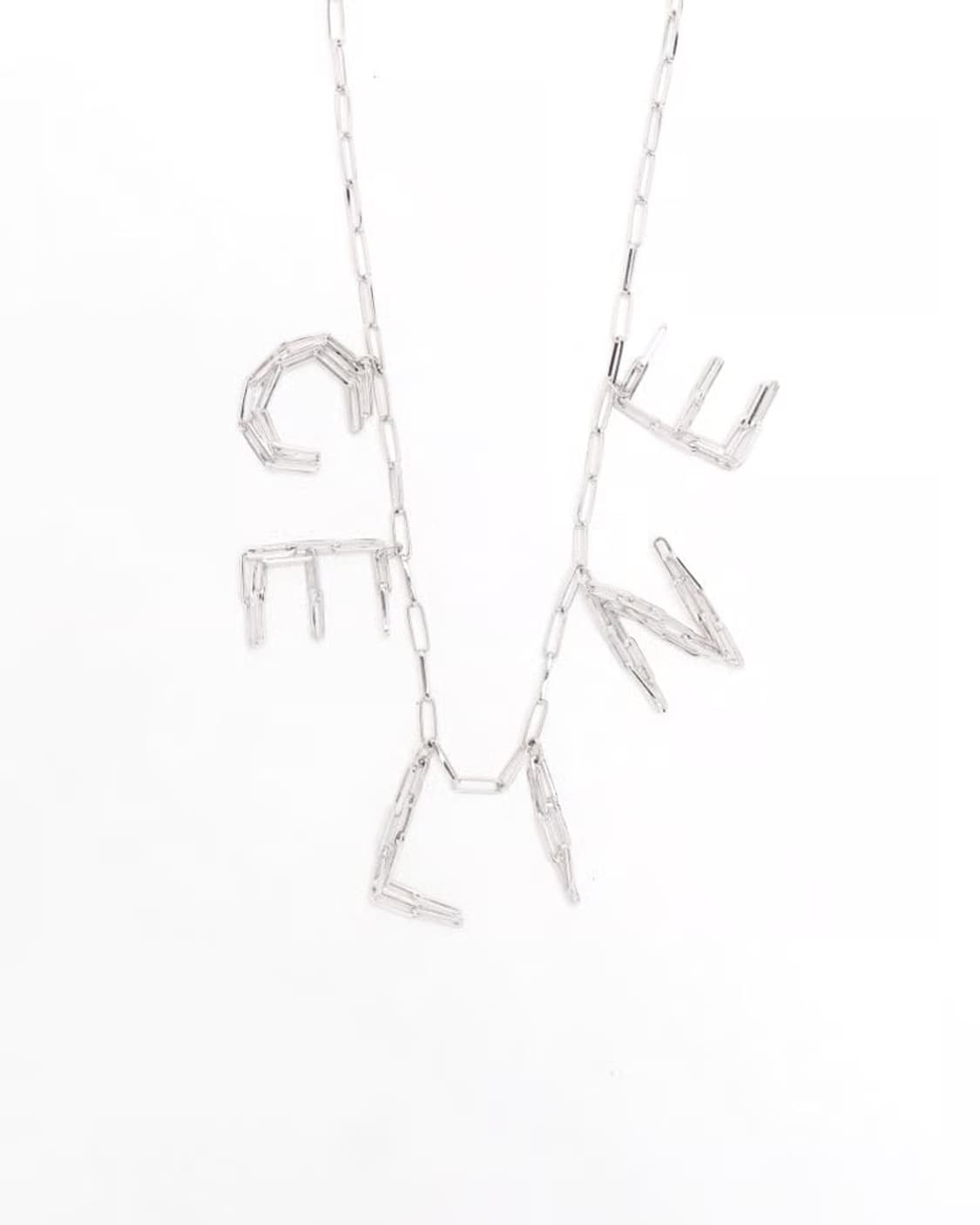 [NCT 착용] 셀린느 21ss 메탈 시그니처 목걸이 상품이미지1