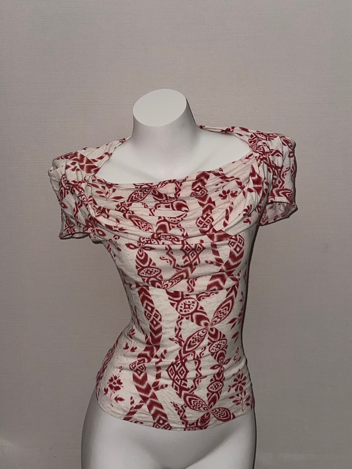 비비안웨스트우드 페이즐리 드레이프 탑 상품이미지3