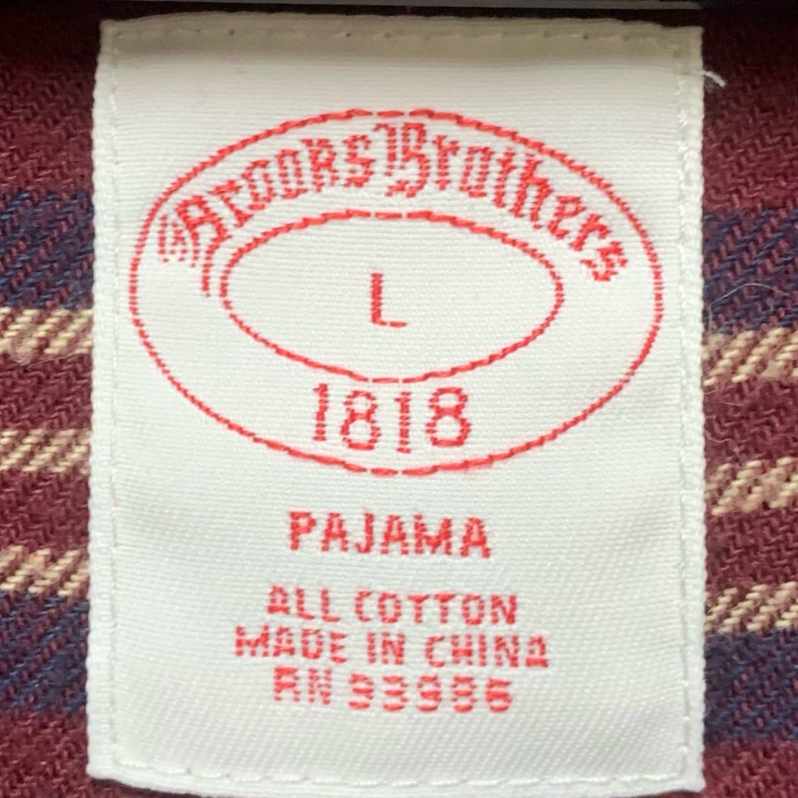 [L] 브룩스 브라더스 파자마 셔츠 상품이미지4