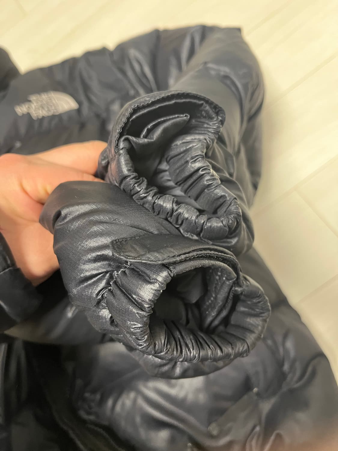 노스페이스 구형 골드윈 눕시 700 패딩 블랙 L 상품이미지8