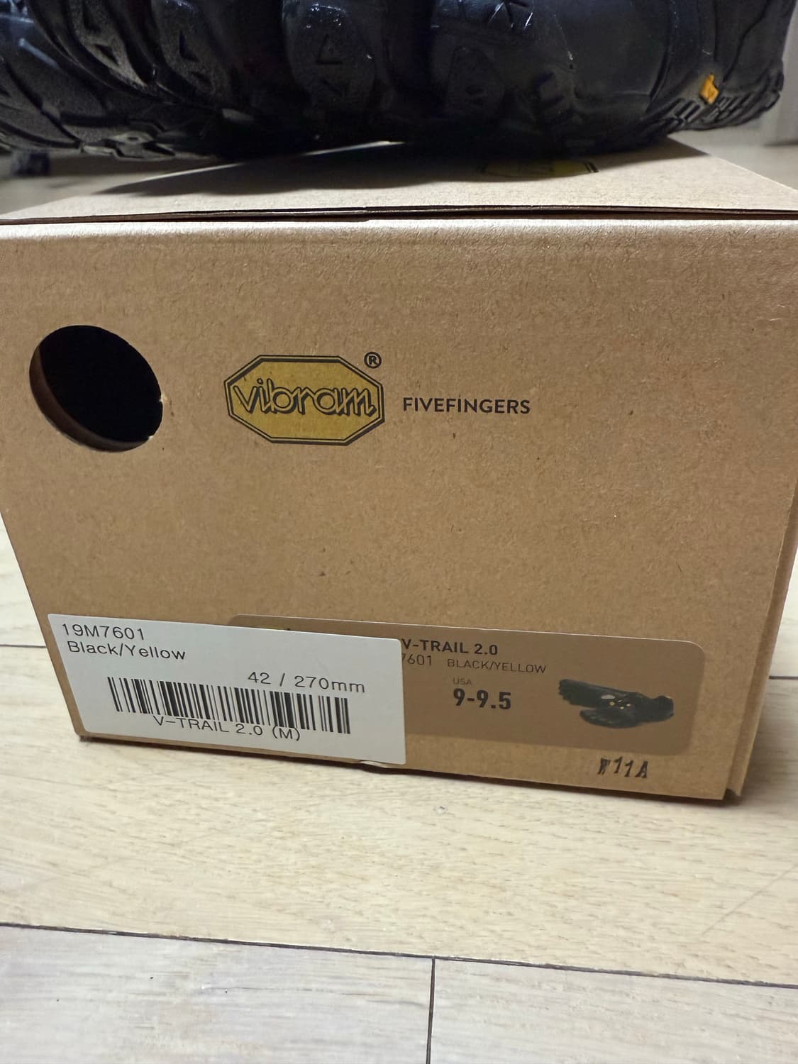 [42] 비브람 파이브핑거스 V-TRAIL 2.0 블랙/옐로우 상품이미지2
