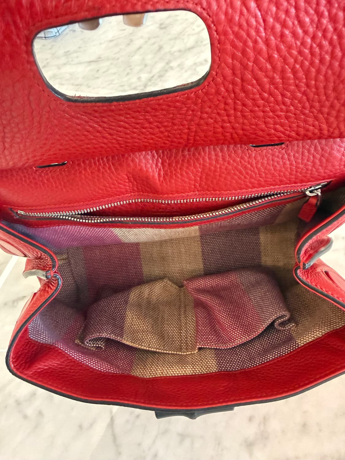 구찌 뱀부 탑핸들백 상품이미지5