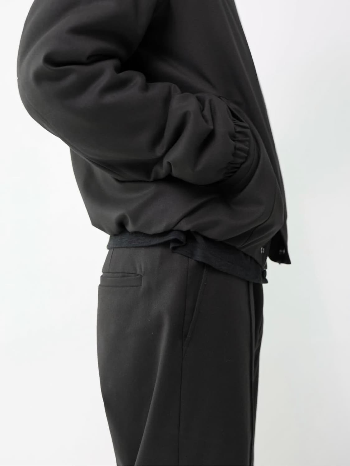 L E S plain bomber jacket 2 상품이미지2