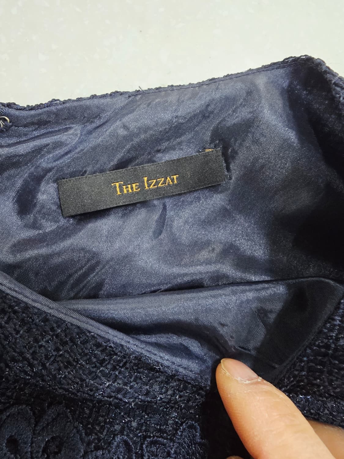 더아이잗 레이스 반팔 플레어 원피스 상품이미지9