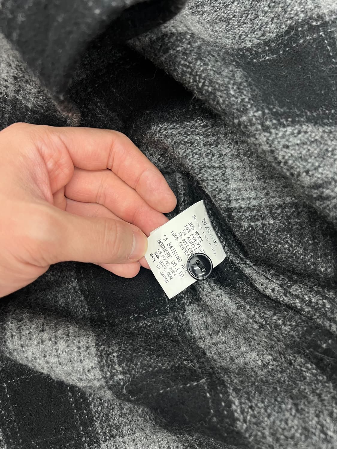 Bape flannel shirts 상품이미지5