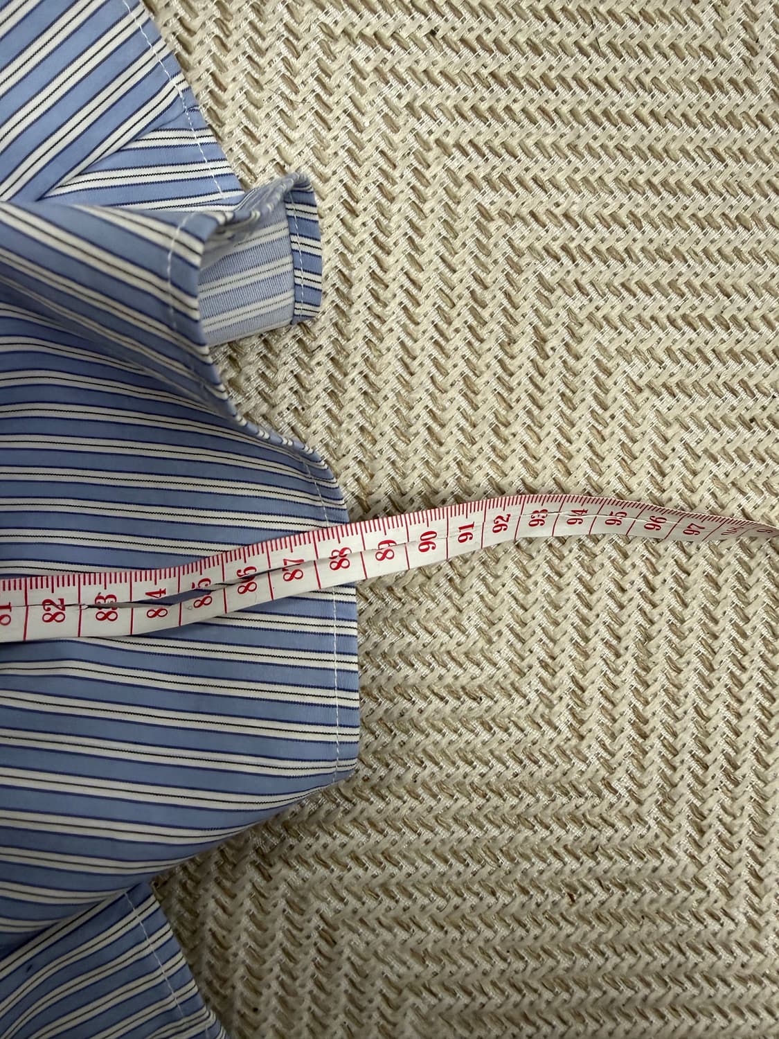 정품) maje 마쥬 스트라이프 셔츠 원피스 40 상품이미지10