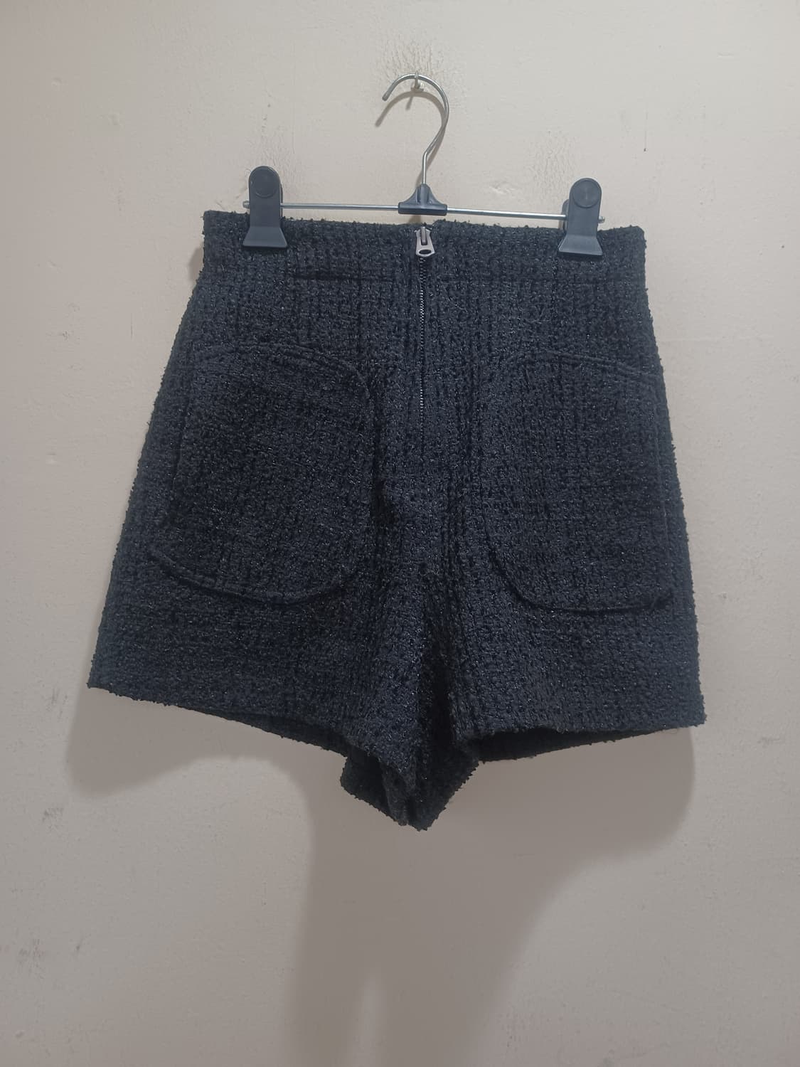 Angelo Bianco 안젤로 비안코 블랙 트위드 반바지  상품이미지1