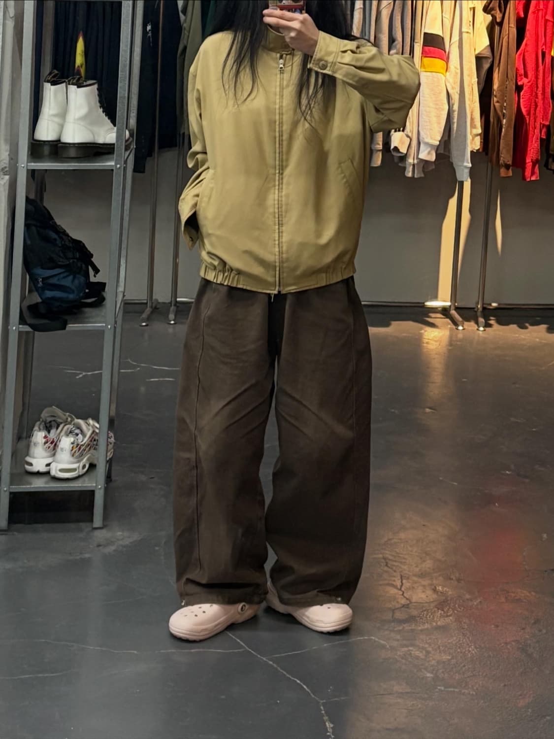 입생로랑 베이지 블루종 자켓 A3081 상품이미지1