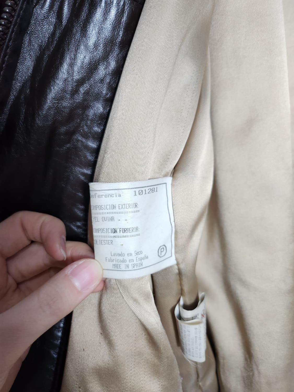 빈티지 브라운 가죽 자켓 상품이미지6