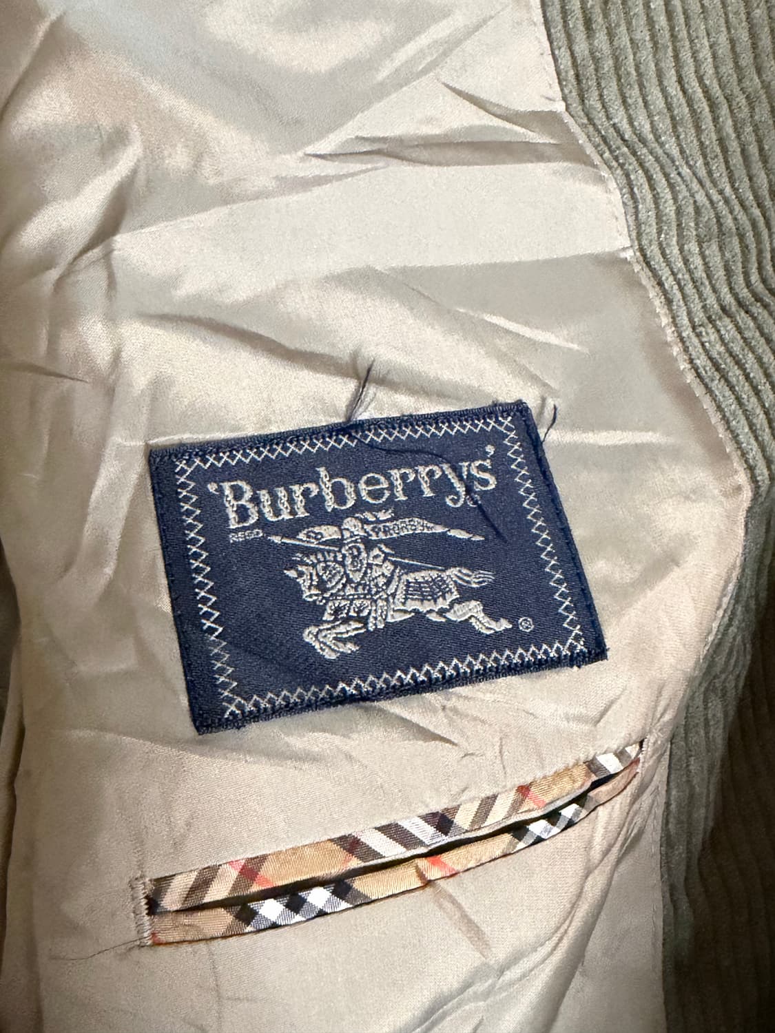 버버리 코듀로이 블레이저 상품이미지9