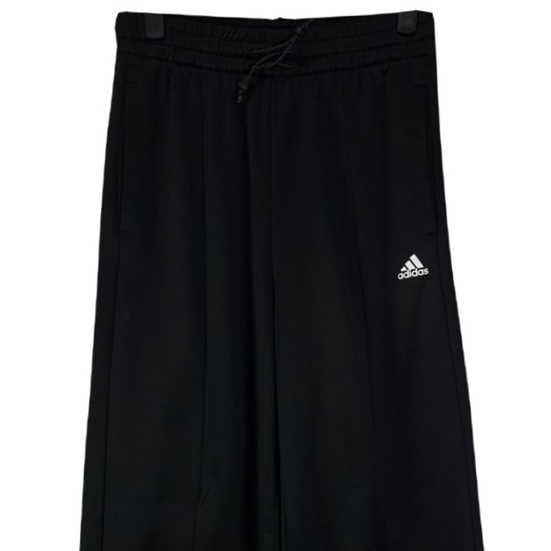 아디다스 로고 자수 슈퍼 와이드 트랙 팬츠 블랙 M16524 상품이미지4