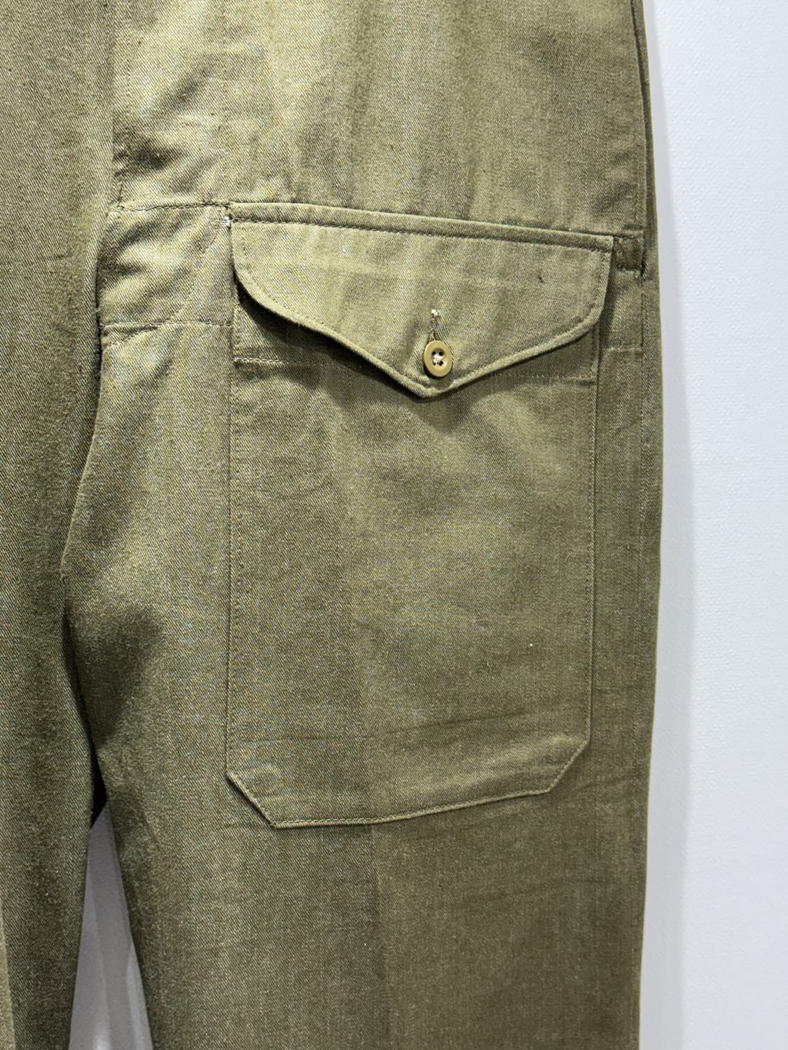 1953 영국군 그린 데님 트라우저 상품이미지4