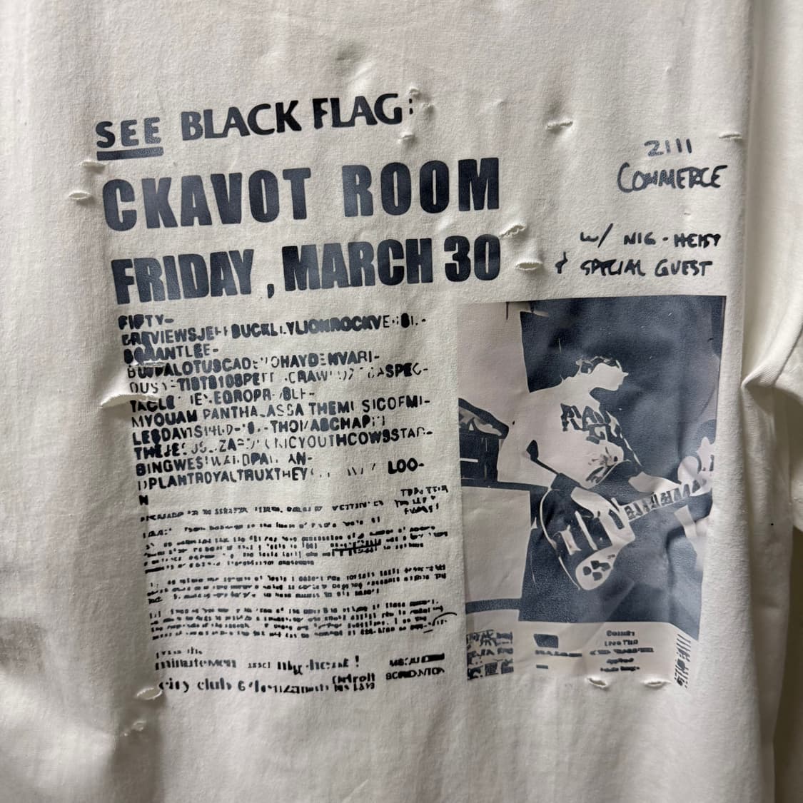 빈티지 디스트로이드 반팔티 상품이미지3