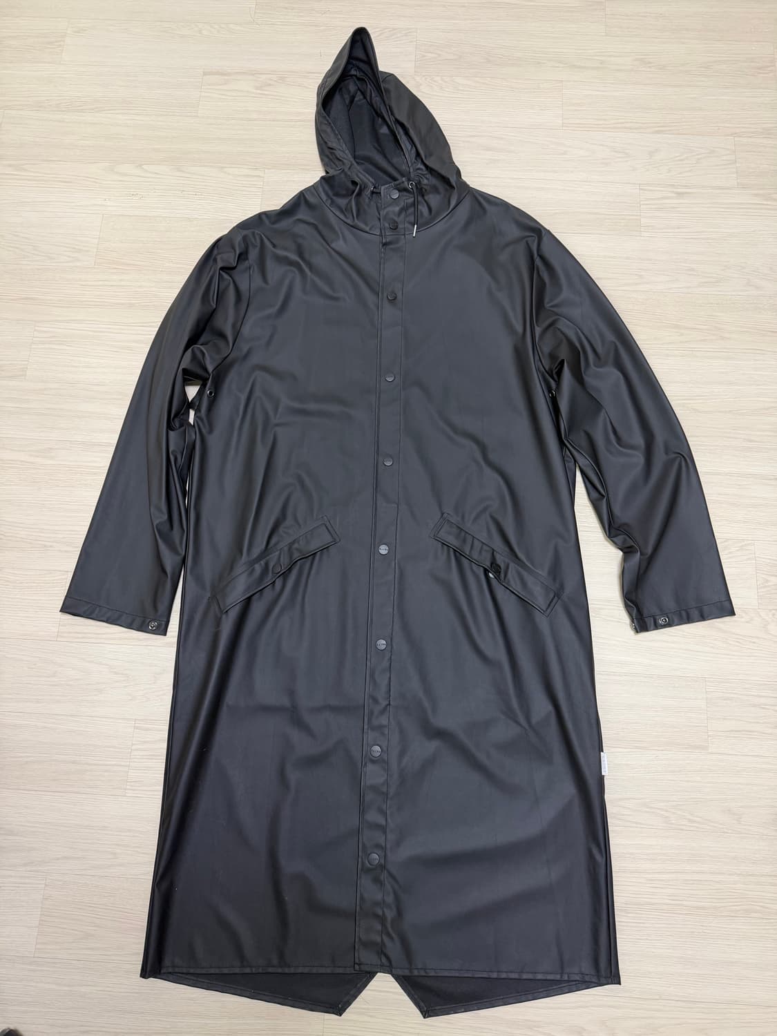 Rains 레인코트 블랙 상품이미지1