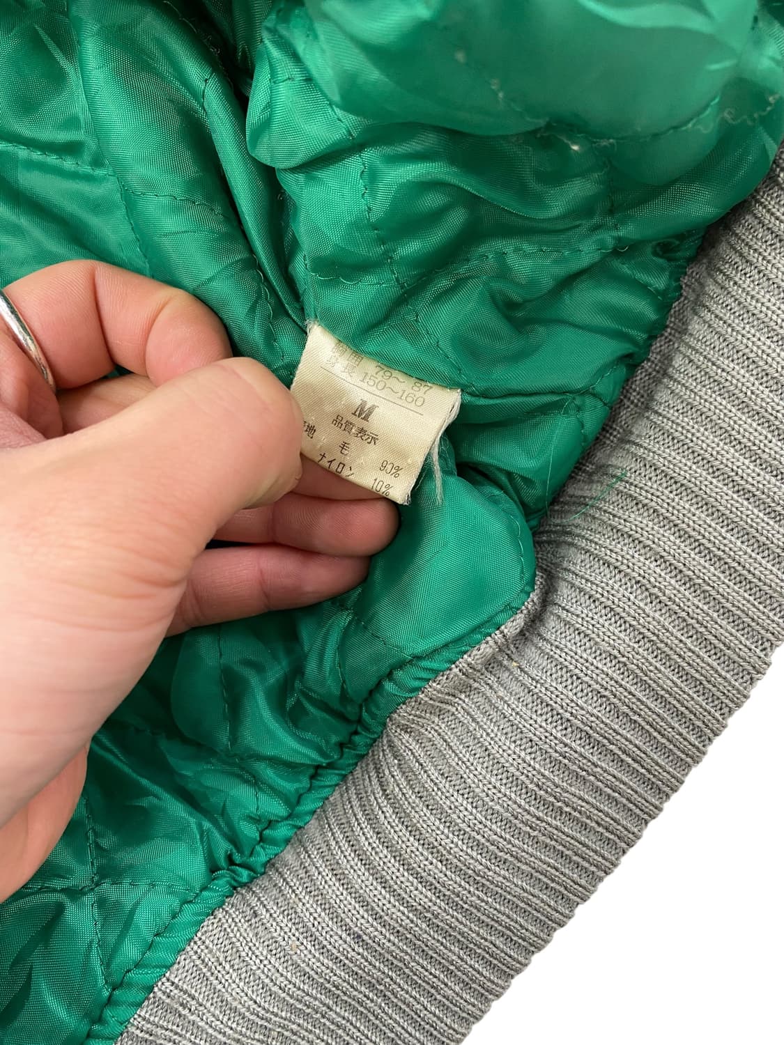 [M] 90s JPN 빈티지 울 바시티 자켓 상품이미지8