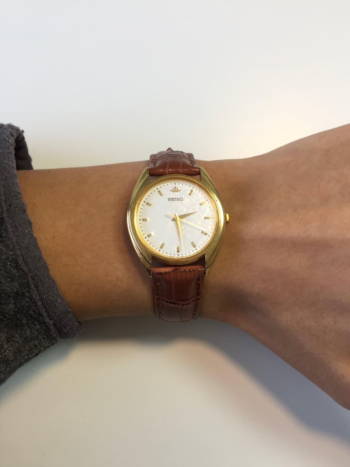 80s seiko gold snow flake dial quartz 상품이미지1