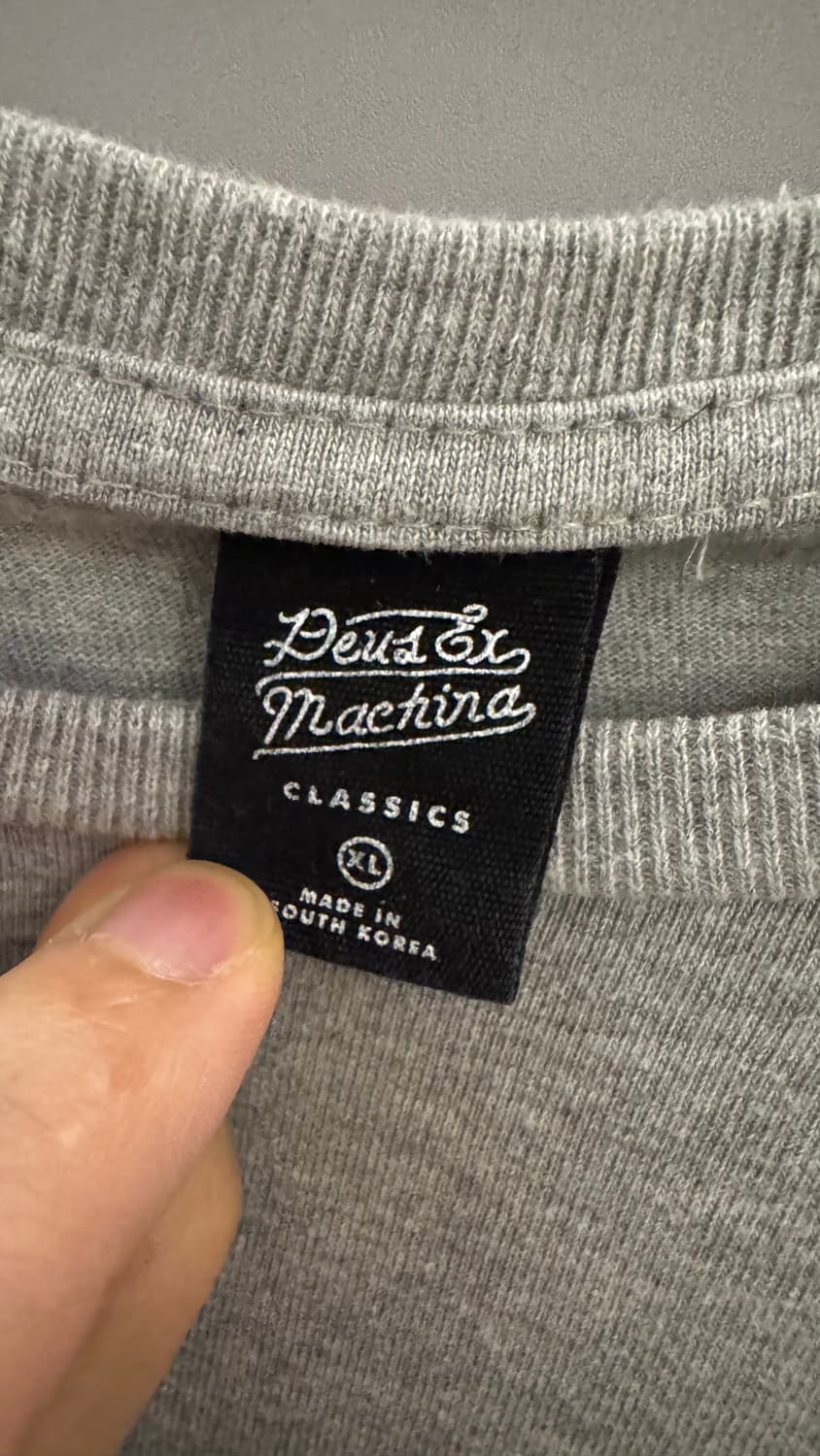 데우스 엑스 마키나 롱슬리브 xl 그레이 상품이미지4
