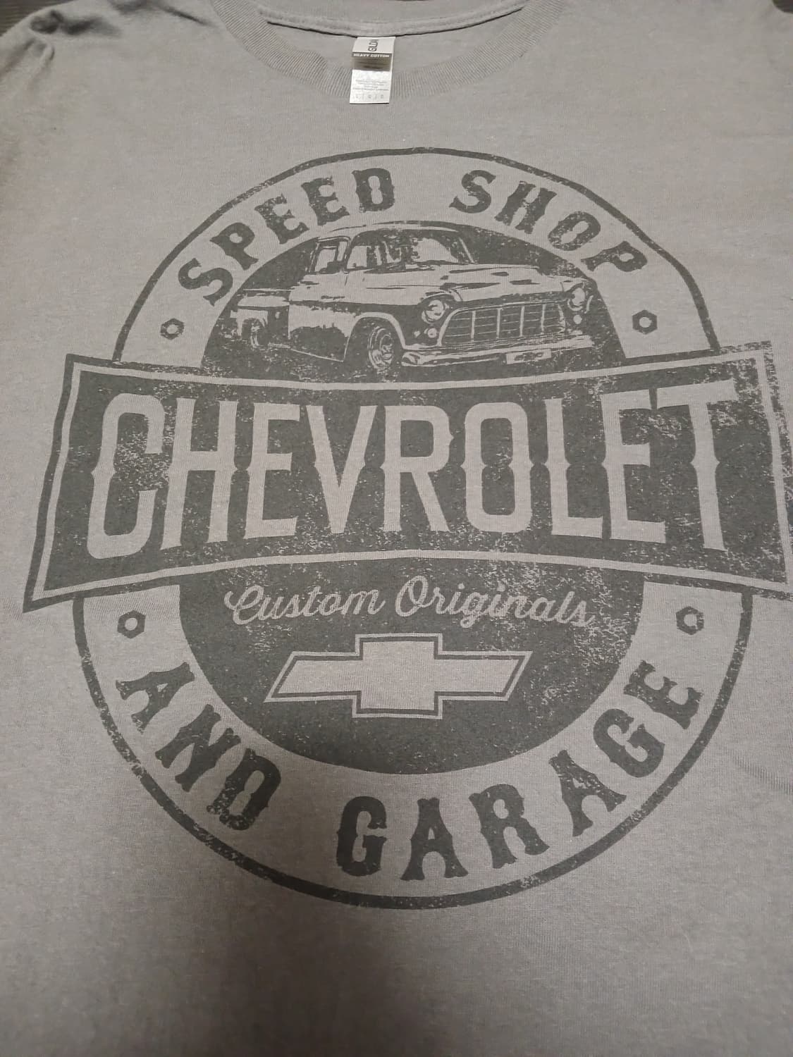 길단 헤비코튼 쉐보레 speed shop 반팔티  상품이미지2