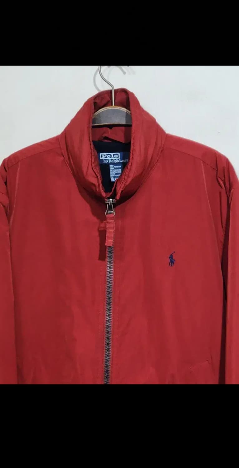 (XL) 랄프로렌 폴로 점퍼 빨강 로고 자켓 안감기모  상품이미지2
