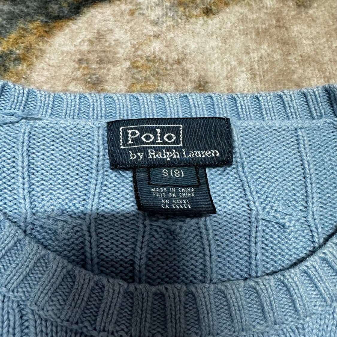 폴로 랄프로렌 꽈배기 니트 상품이미지2