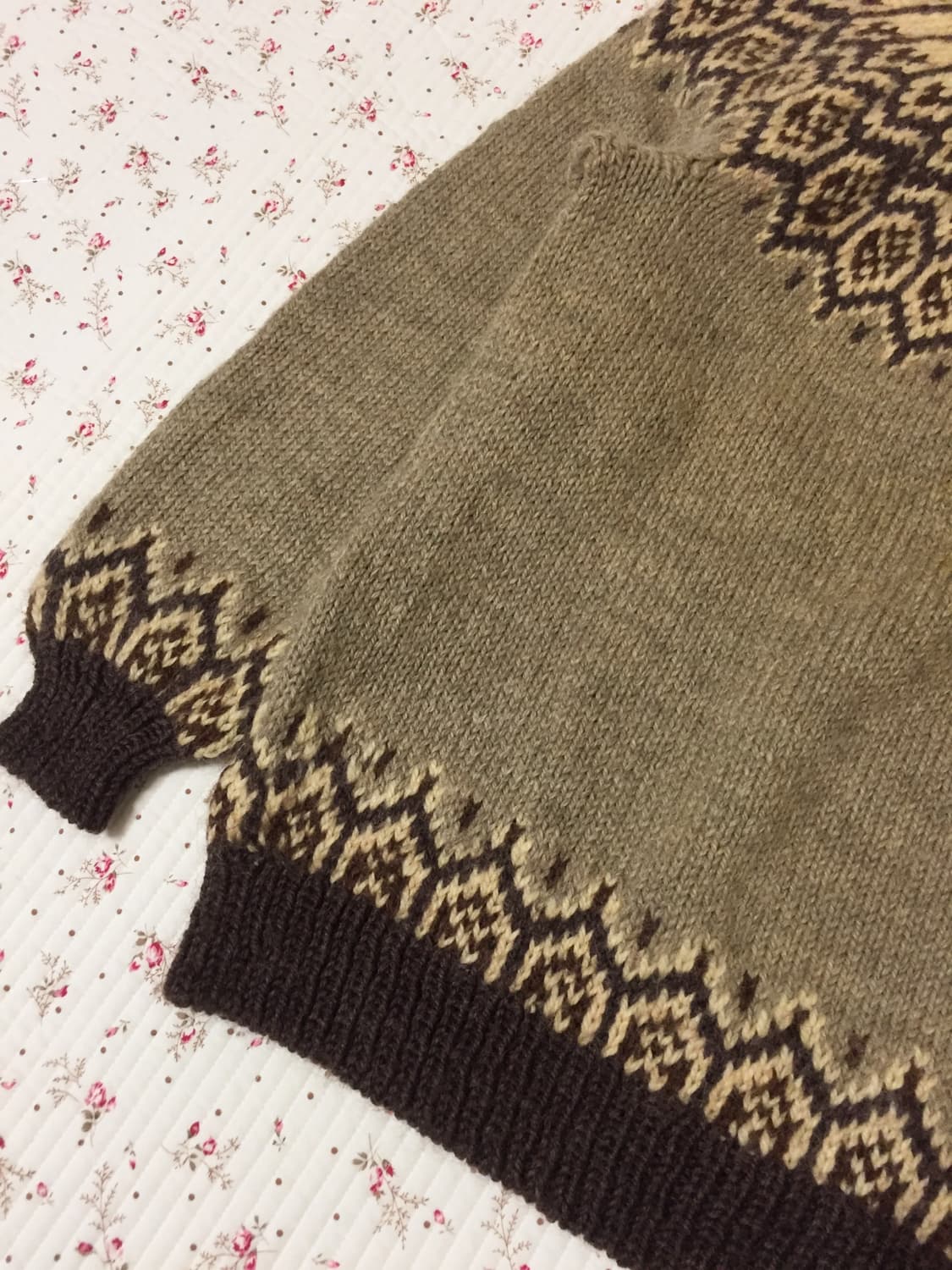 빈티지 모리걸 노르딕 니트 상품이미지3