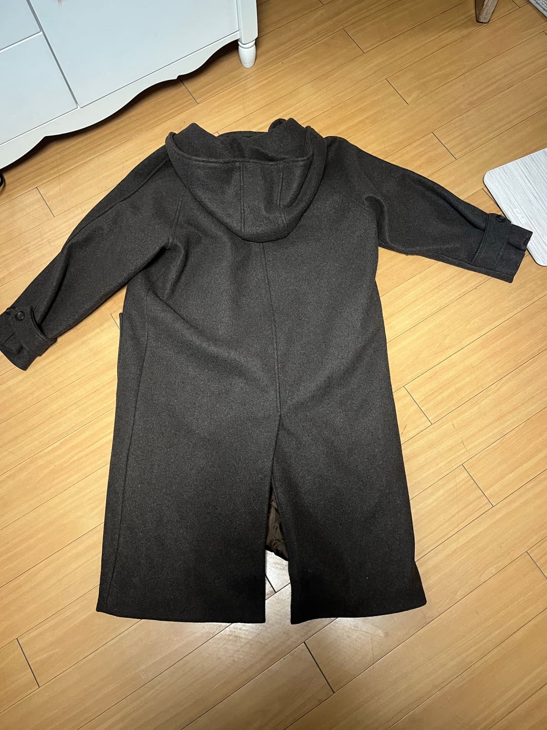 브라운 후디 코트 상품이미지3