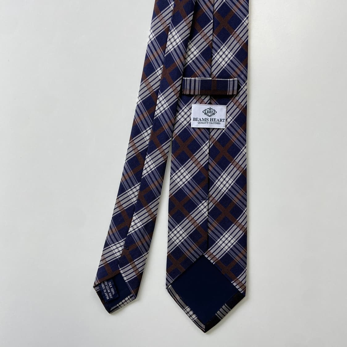 빔즈하트 (BEAMS HEART) 정품 명품 넥타이 7.8cm 상품이미지2